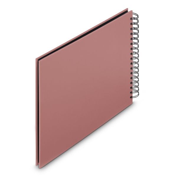 Produktbild: Hama Spiral Album Fine Art terra 28x24cm 50 schwarze Seiten