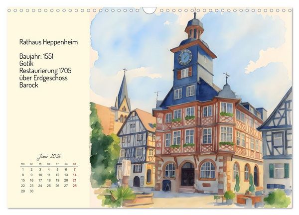 Produktbild: Prunkvolle deutsche Rath&auml;user (Wandkalender 2026 DIN A3 quer), CALVENDO Monatskalender