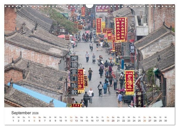 Produktbild: China - Tradition und Moderne (Wandkalender 2026 DIN A3 quer), CALVENDO Monatskalender