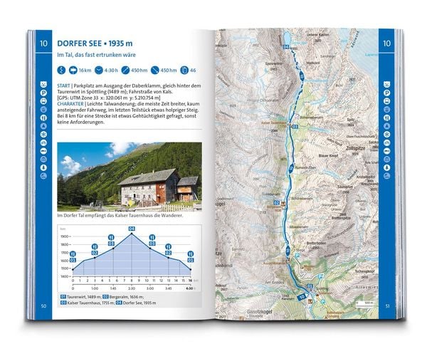 Produktbild: KOMPASS Wanderf&uuml;hrer Osttirol, Venediger- und Glocknergruppe, Defereggental, Lienzer Dolomiten, 50 Touren