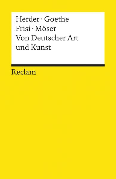 Produktbild: Von Deutscher Art und Kunst