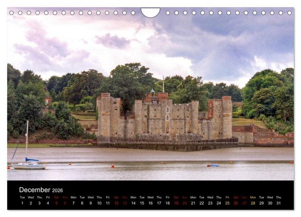 Produktbild: Castles of Kent and Sussex (Wall Calendar 2026 DIN A4 landscape), CALVENDO 12 Month Wall Calendar