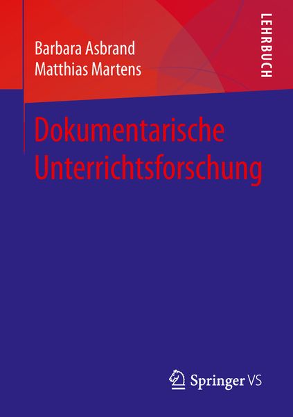Produktbild: Dokumentarische Unterrichtsforschung