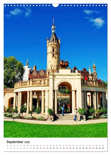 Produktbild: SCH&Ouml;NES SCHWERIN (Wandkalender 2026 DIN A3 hoch), CALVENDO Monatskalender