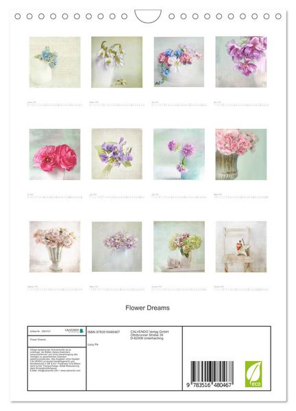 Produktbild: Flower Dreams (Wandkalender 2026 DIN A4 hoch), CALVENDO Monatskalender