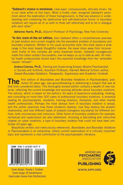Produktbild: Boundaries and Boundary Violations in Psychoanalysis