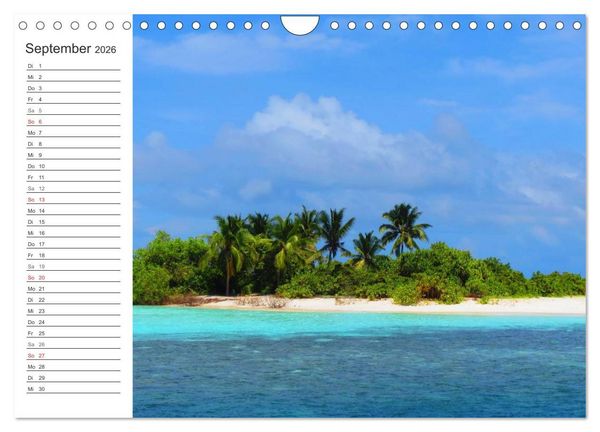 Produktbild: Malediven (Wandkalender 2026 DIN A4 quer), CALVENDO Monatskalender