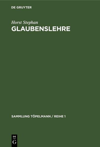 Produktbild: Glaubenslehre