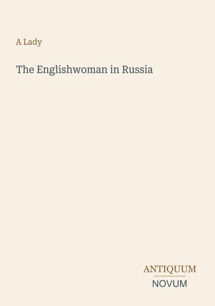Produktbild: The Englishwoman in Russia