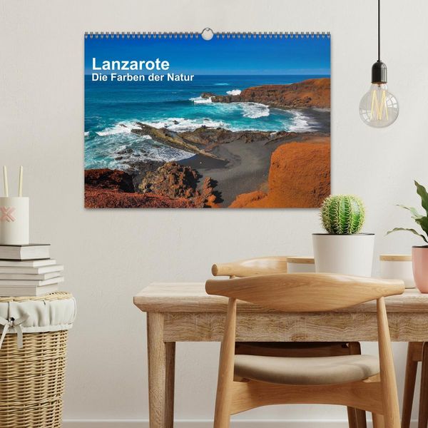 Produktbild: Lanzarote - Die Farben der Natur (Wandkalender 2026 DIN A3 quer), CALVENDO Monatskalender