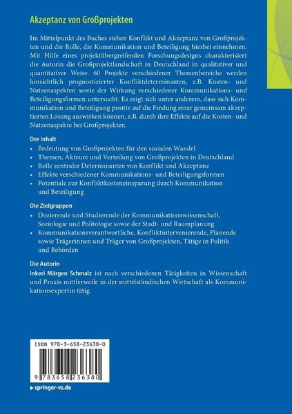 Produktbild: Akzeptanz von Gro&szlig;projekten