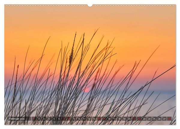 Produktbild: Sonnenunterg&auml;nge an Ostseek&uuml;ste und Bodden (Wandkalender 2026 DIN A2 quer), CALVENDO Monatskalender