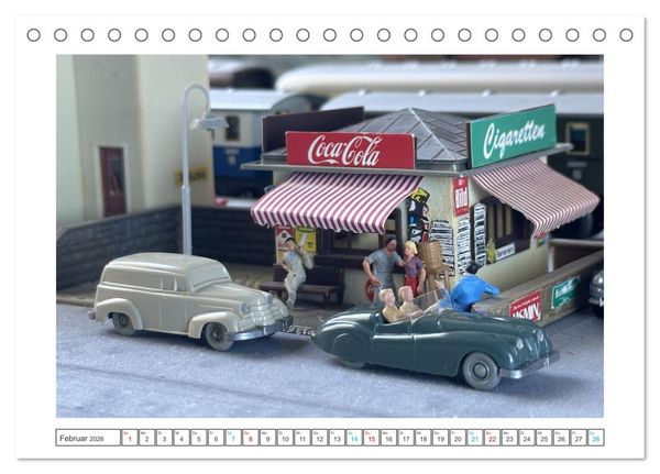 Produktbild: Wirtschaftswunder en miniature (Tischkalender 2026 DIN A5 quer), CALVENDO Monatskalender