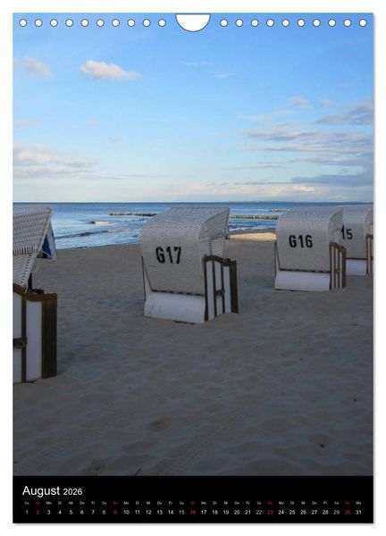 Produktbild: Ostseeblicke (Wandkalender 2026 DIN A4 hoch), CALVENDO Monatskalender