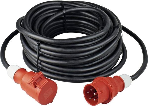 Produktbild: AS Schwabe 61010 Strom Verl&auml;ngerungskabel 16 A Schwarz 10.00 m H07RN-F 5G 2,5 mm&sup2;