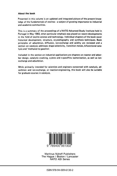 Produktbild: Zeolites: Science and Technology