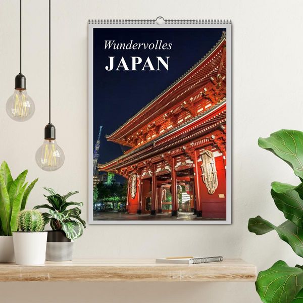 Produktbild: Wundervolles Japan (Wandkalender 2026 DIN A2 hoch), CALVENDO Monatskalender