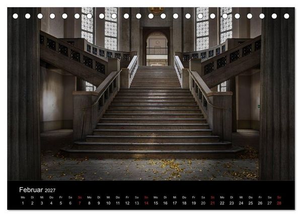 Produktbild: Geheimnisvolle Orte - Lost Places (Tischkalender 2027 DIN A5 quer), CALVENDO Monatskalender