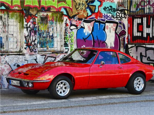Produktbild: CALVENDO Puzzle Opel GT 1900 AL Eine deutsche Sportwagenlegende 1000 Teile Lege-Gr&ouml;&szlig;e 64 x 48 cm Foto-Puzzle Bild von Ingo Laue