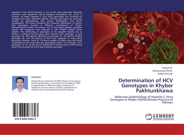 Produktbild: Determination of HCV Genotypes in Khyber Pakhtunkhawa