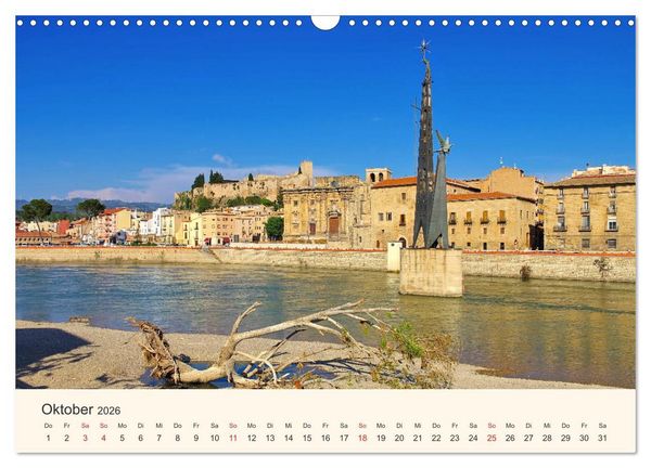 Produktbild: Costa Dorada - Die Goldene K&uuml;ste Spaniens (Wandkalender 2026 DIN A3 quer), CALVENDO Monatskalender