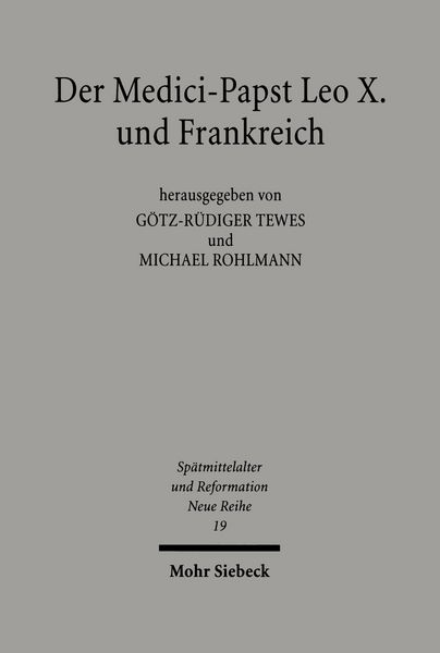 Produktbild: Der Medici-Papst Leo X. und Frankreich