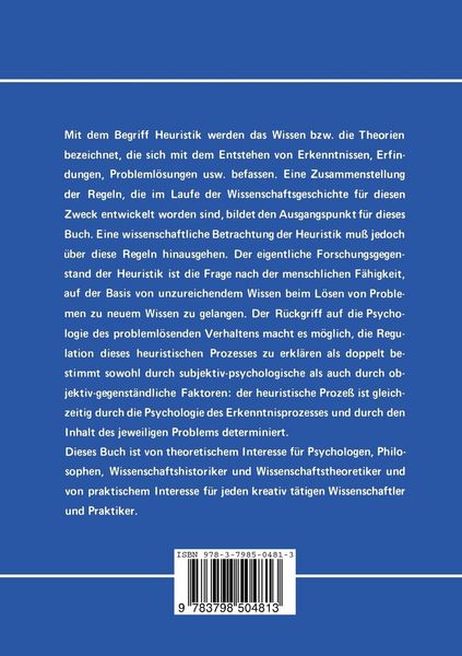 Produktbild: Psychologie und Heuristik