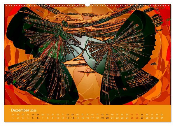 Produktbild: AUF ENGELSFL&Uuml;GELN (Wandkalender 2026 DIN A2 quer), CALVENDO Monatskalender