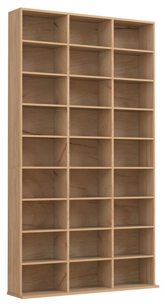 Produktbild: Holz CD DVD Standregal B&uuml;cherregal Regal Megosa XL