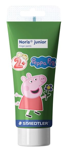 Produktbild: STAEDTLER Fingermalfarbe Noris junior Peppa Pig, 4 Farben, 75ml Tuben
