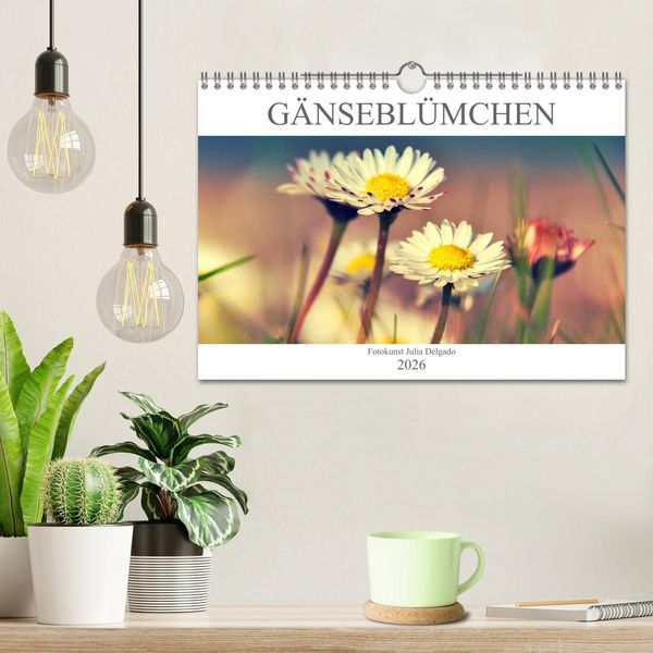 Produktbild: G&auml;nsebl&uuml;mchen Poesie (Wandkalender 2026 DIN A4 quer), CALVENDO Monatskalender