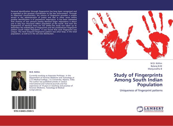 Produktbild: Study of Fingerprints Among South Indian Population