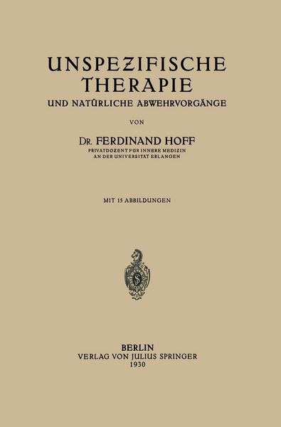 Produktbild: Unspezifische Therapie