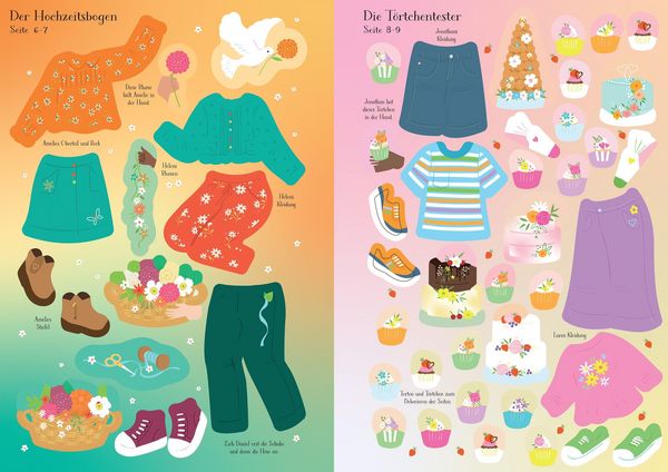 Produktbild: Mein erstes Anziehpuppen-Stickerbuch: Helen auf dem Hochzeitsfest