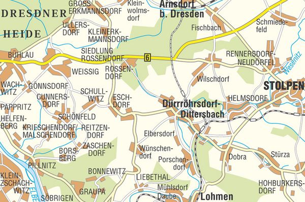 Produktbild: Sch&ouml;nfelder Hochland zwischen Dresden und Stolpen