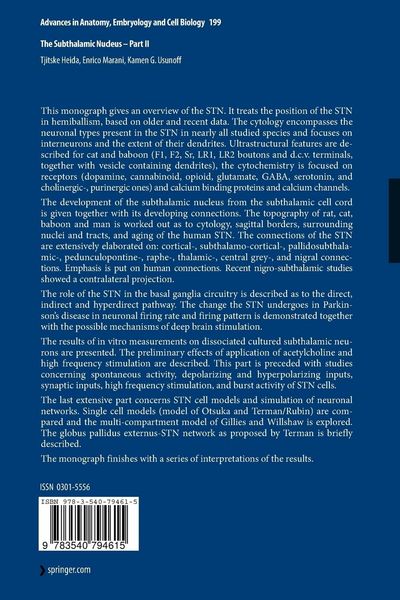 Produktbild: The Subthalamic Nucleus
