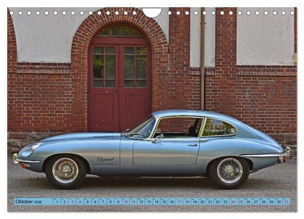 Produktbild: Jaguar E-Type - Die Raubkatze (Wandkalender 2026 DIN A4 quer), CALVENDO Monatskalender