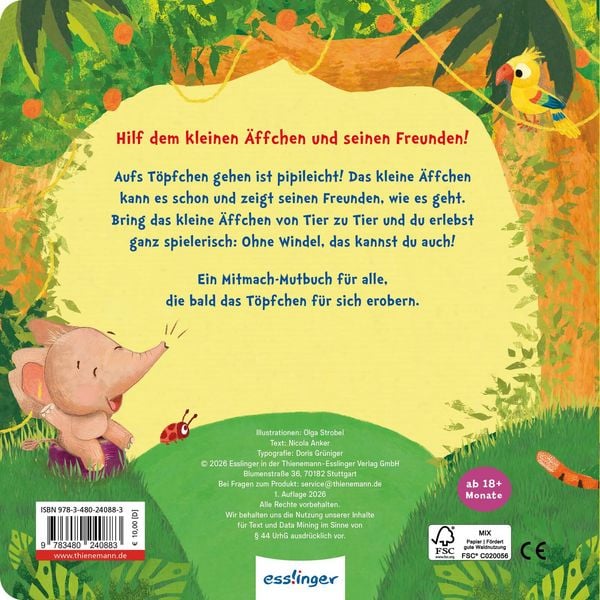 Produktbild: Meine Mitspiel-Pappe: Komm, wir gehen aufs T&ouml;pfchen!