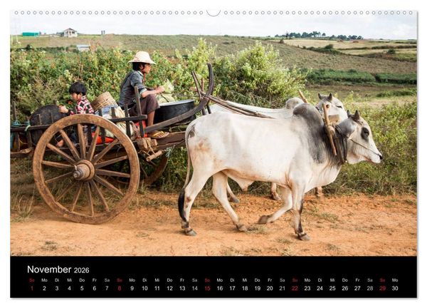 Produktbild: Myanmar 2026 (hochwertiger Premium Wandkalender 2026 DIN A2 quer), Kunstdruck in Hochglanz