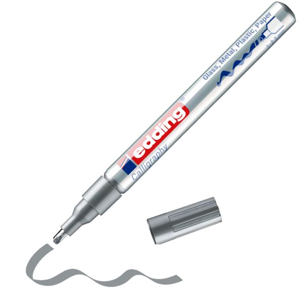 Produktbild: EDDING&reg; Paint Marker 753 Calligraphy, silber metallic
