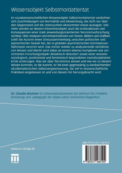 Produktbild: Wissensobjekt Selbstmordattentat