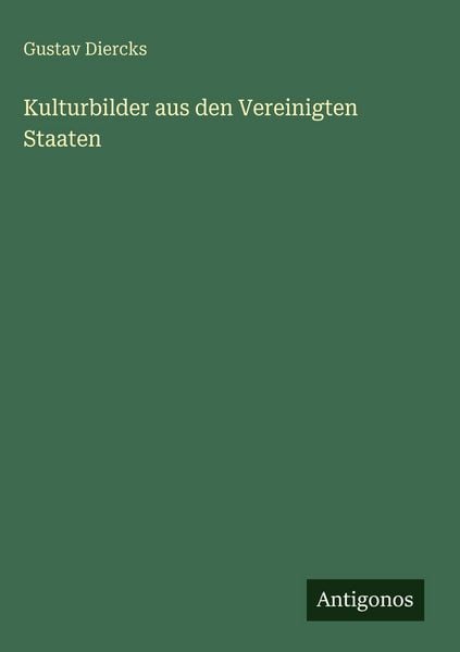 Produktbild: Kulturbilder aus den Vereinigten Staaten