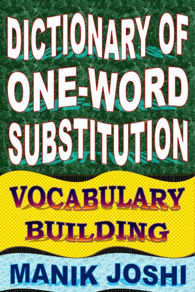 Produktbild: Dictionary of One-word Substitution: Vocabulary Building (English Word Power, #13)