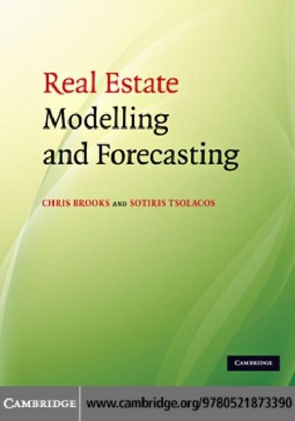 Produktbild: Real Estate Modelling and Forecasting
