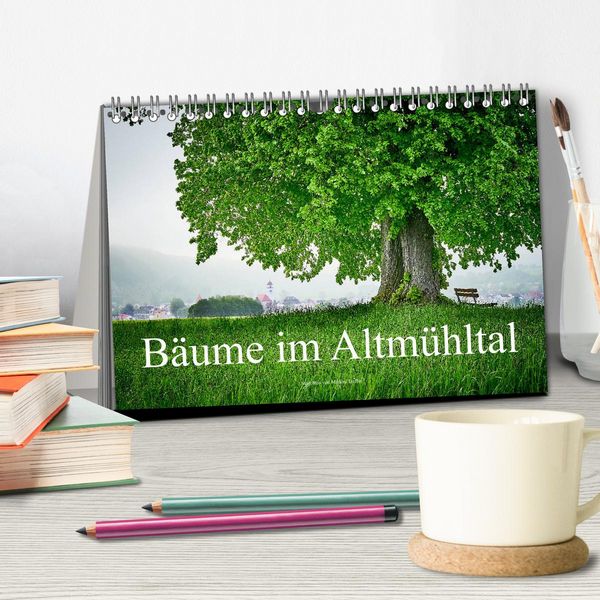 Produktbild: B&auml;ume im Altm&uuml;hltal (Tischkalender 2026 DIN A5 quer), CALVENDO Monatskalender