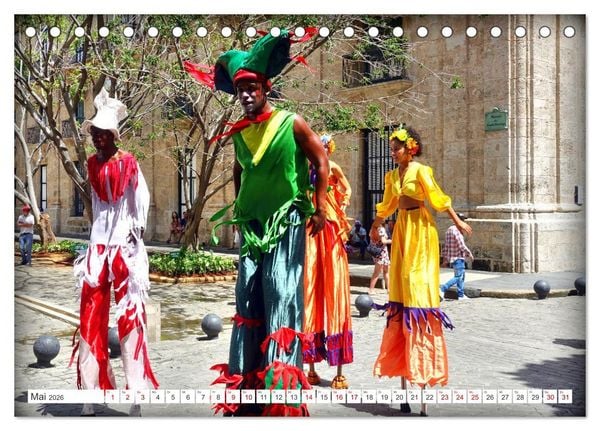 Produktbild: Let's dance in Cuba - Stelzent&auml;nzer in Havanna (Tischkalender 2026 DIN A5 quer), CALVENDO Monatskalender
