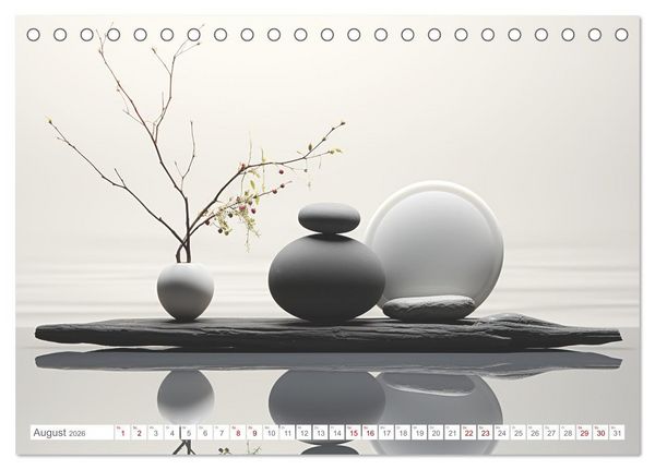 Produktbild: Zen (Tischkalender 2026 DIN A5 quer), CALVENDO Monatskalender