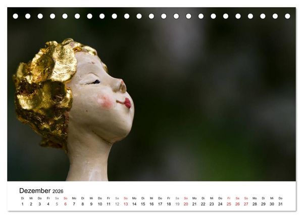 Produktbild: Tausendsch&ouml;n - handgeferigte Tonwesen (Tischkalender 2026 DIN A5 quer), CALVENDO Monatskalender
