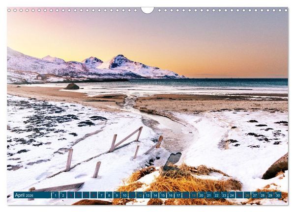 Produktbild: Von Troms&ouml; nach Sommaroy - Winter in Norwegen (Wandkalender 2026 DIN A3 quer), CALVENDO Monatskalender