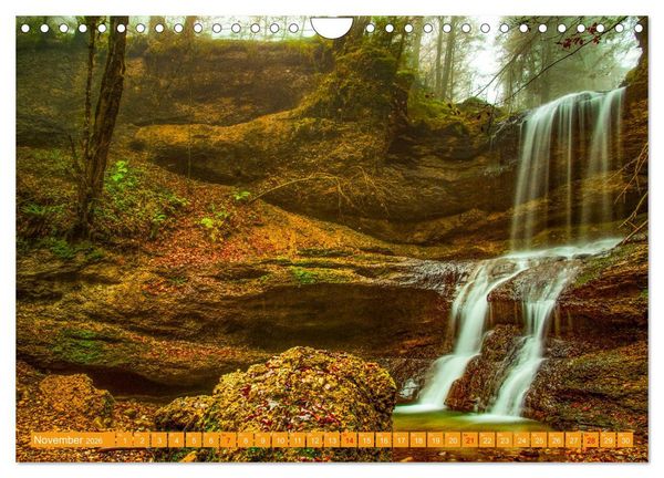 Produktbild: Rauschende Wildb&auml;che im Allg&auml;u (Wandkalender 2026 DIN A4 quer), CALVENDO Monatskalender